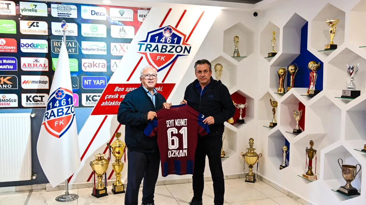 Altınordu FK Başkanı Özkan’dan 1461 Trabzon FK’ya Ziyaret