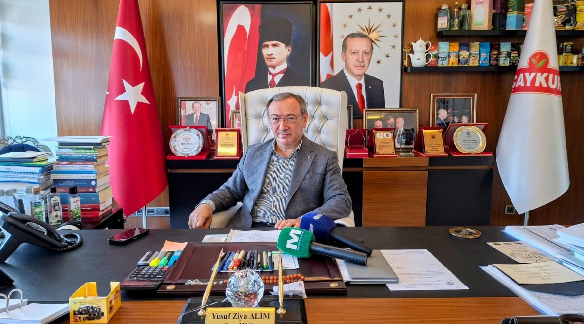 ÇAYKUR Genel Müdürü Alim: