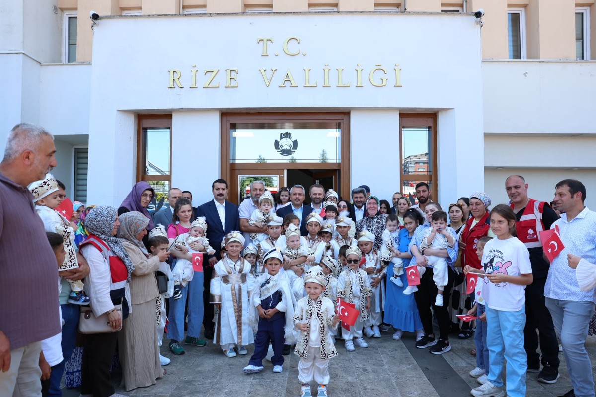 Rize’de Toplu Sünnet Töreni Gerçekleştirildi