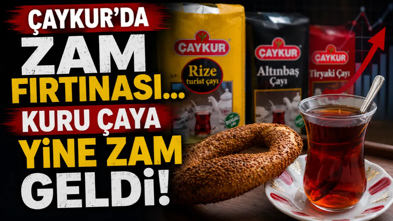 Çaykur'da Zam Fırtınası!