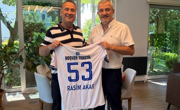 Pazarspor Başkanı Müftüoğlu’ndan İş İnsanı Rasim Akar’a Ziyaret