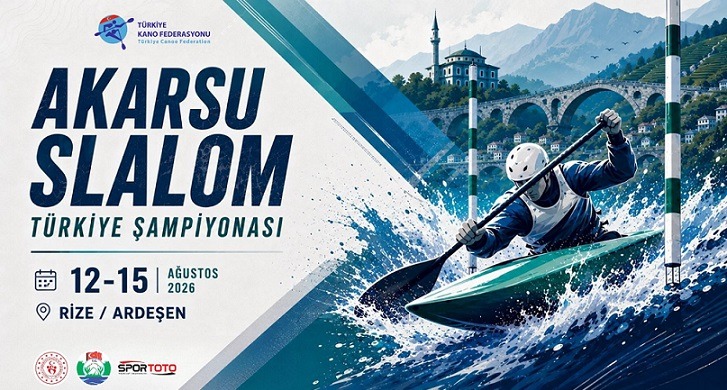 Akarsu Slalom Türkiye Şampiyonası Rize’de Başlıyor