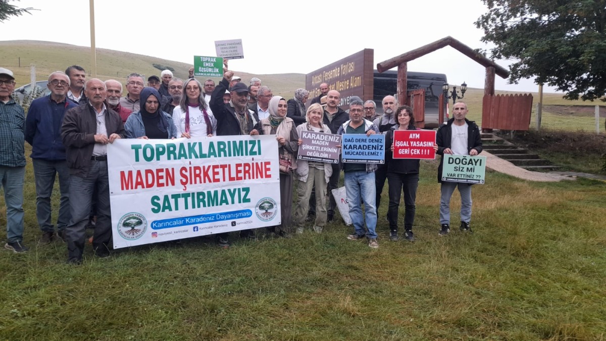 Ordu-Perşembe Yaylasında Madene Tepki Buluşması
