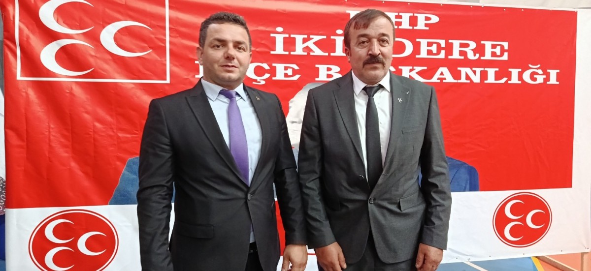 MHP İkizdere 15.Olağan Kongresi Yapıldı Yeni Başkan Oktay Aksu