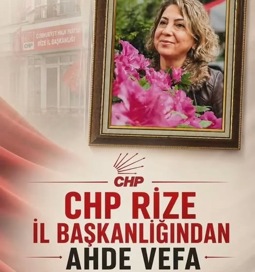 CHP’de Nurdan Ardal İçin Vefa Adımı: Portresi Merkez İlçe Odasına Asıldı