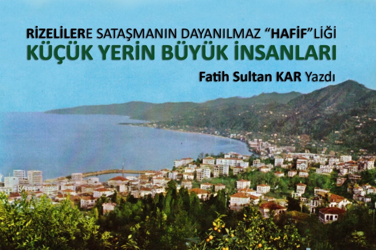 Rizeli Saksı Değildir Rizelilere Sataşmanın Dayanılmaz “Hafif”Liği