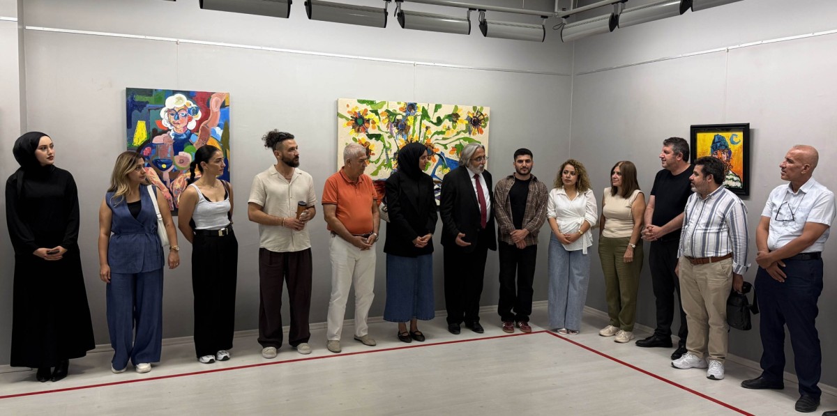-RESSAM TALHA KILIÇ SANKO SANAT GALERİSİNDE RESİM SERGİSİ AÇTI