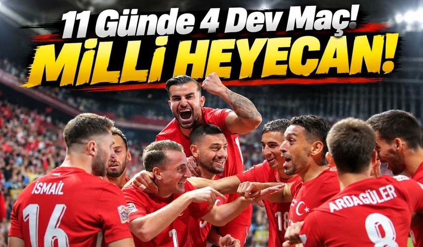 A Milli Takım’da Dört Maçlık Kritik UEFA Uluslar Ligi Maratonu