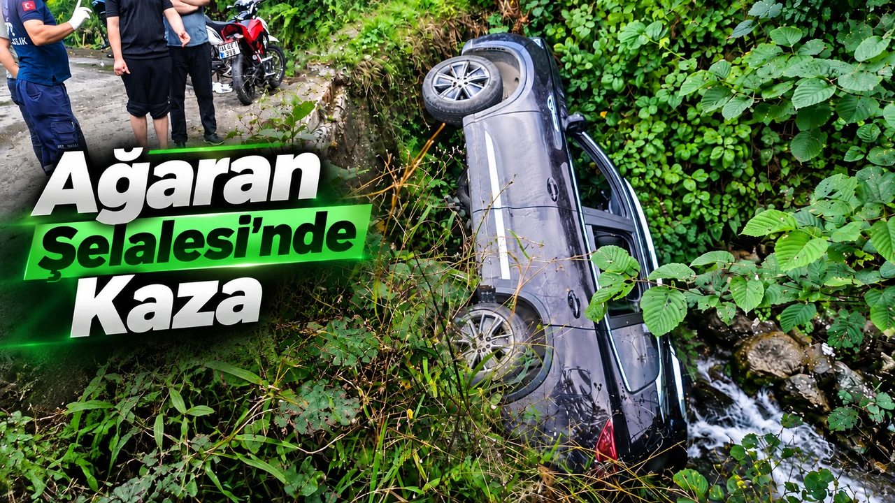 Çayeli’nde Araç Dereye Uçtu: Yaralılar Var