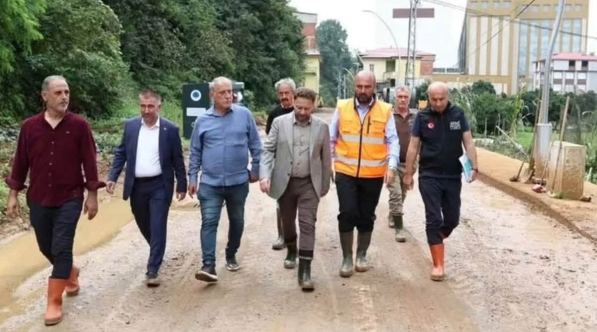 İyidere’de Selin Ardından Çalışmalar Yerinde İncelendi