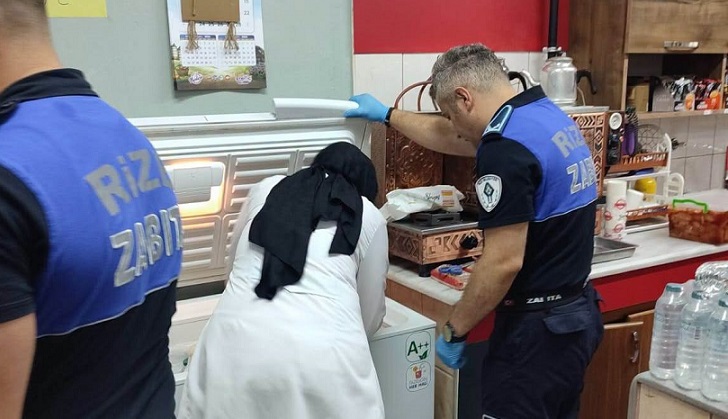 Rize’de Zabıta’dan Öğrenciler İçin Kantin Taraması