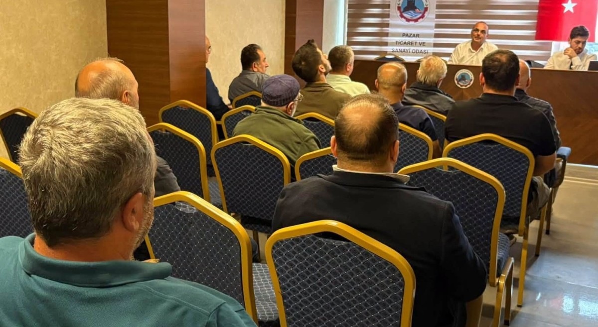 Pazar TSO’da Sanayi Sicili Bilgilendirme Toplantısı Düzenlendi