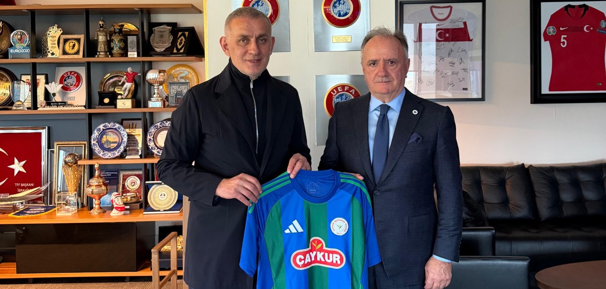 Ali Zeki Saruhan’dan Tff Başkanı İbrahim Hacıosmanoğlu’na Ziyaret